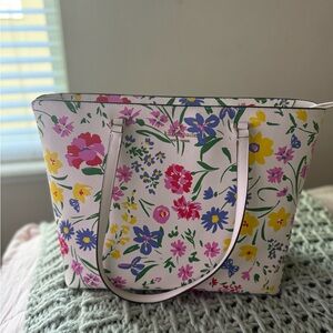 Kate spade floral tote bag
